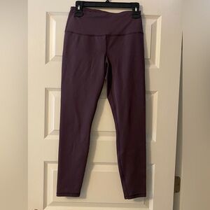 90 Degree purple fleece line leggings